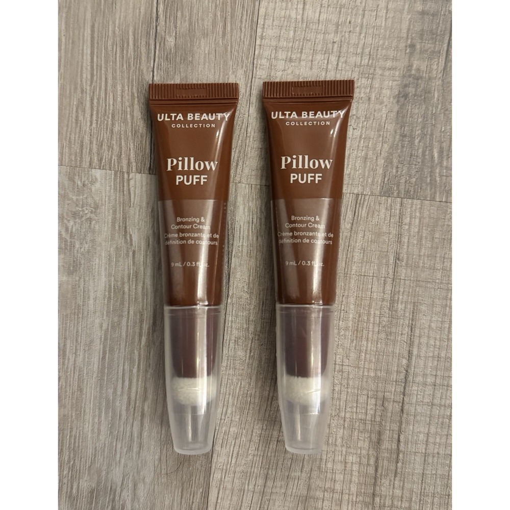 ULTA Beauty Pillow Puff Bronzing & Contour Cream Bronzer Cocoa Lot of 2